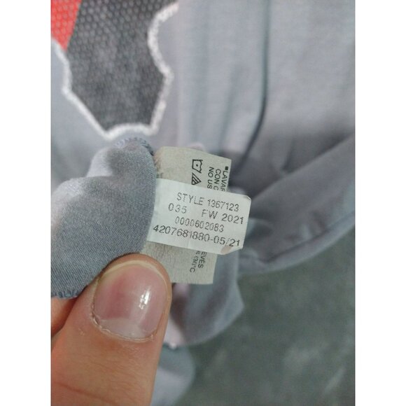 Under Armour Shirt Men Medium Gray Project Rock Training Dept Loose Short Sleeve - Picture 8 of 9